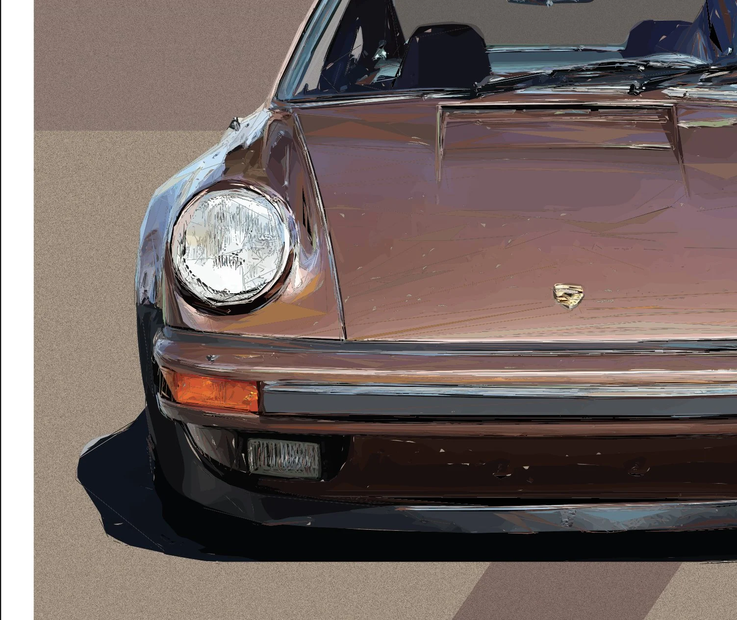 The Air Factor-Paper Posters 76 Copper Brown Metallic Turbo Paper